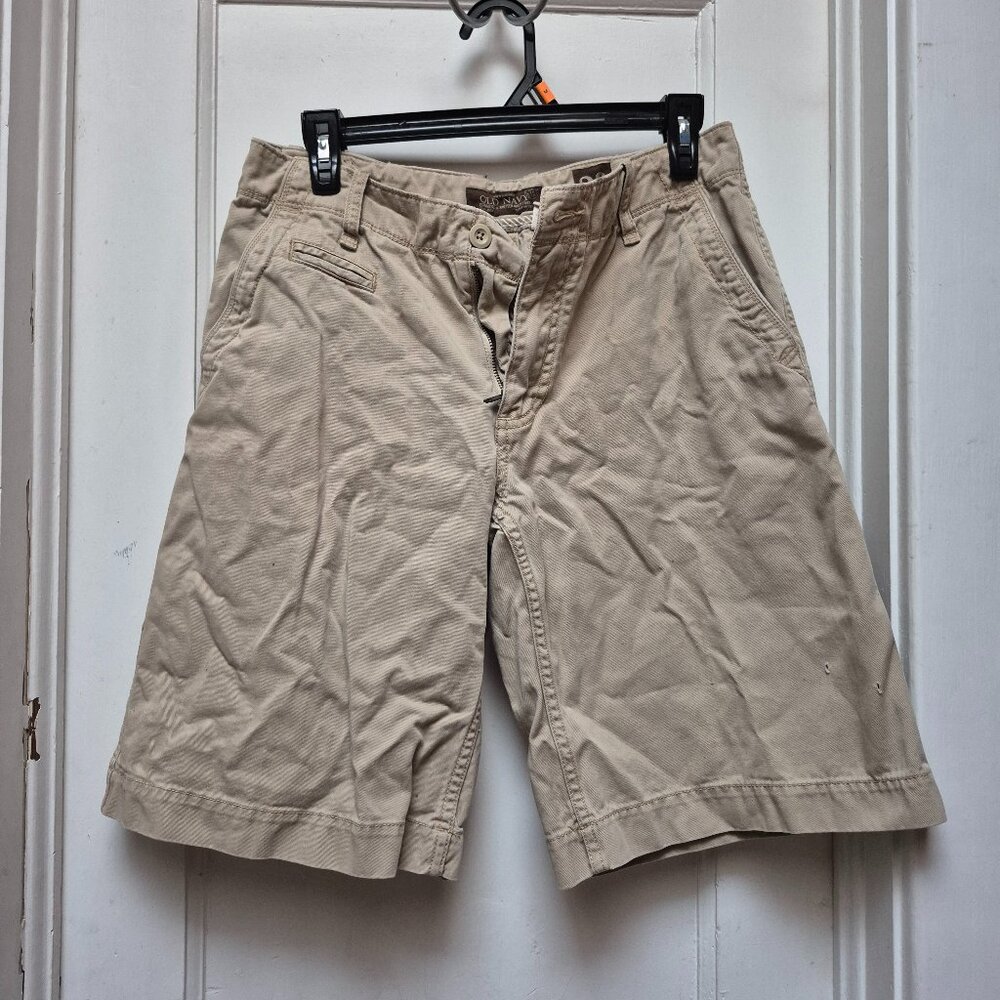 Old Navy Minimalist Cargo Shorts - 100% cotton - 29